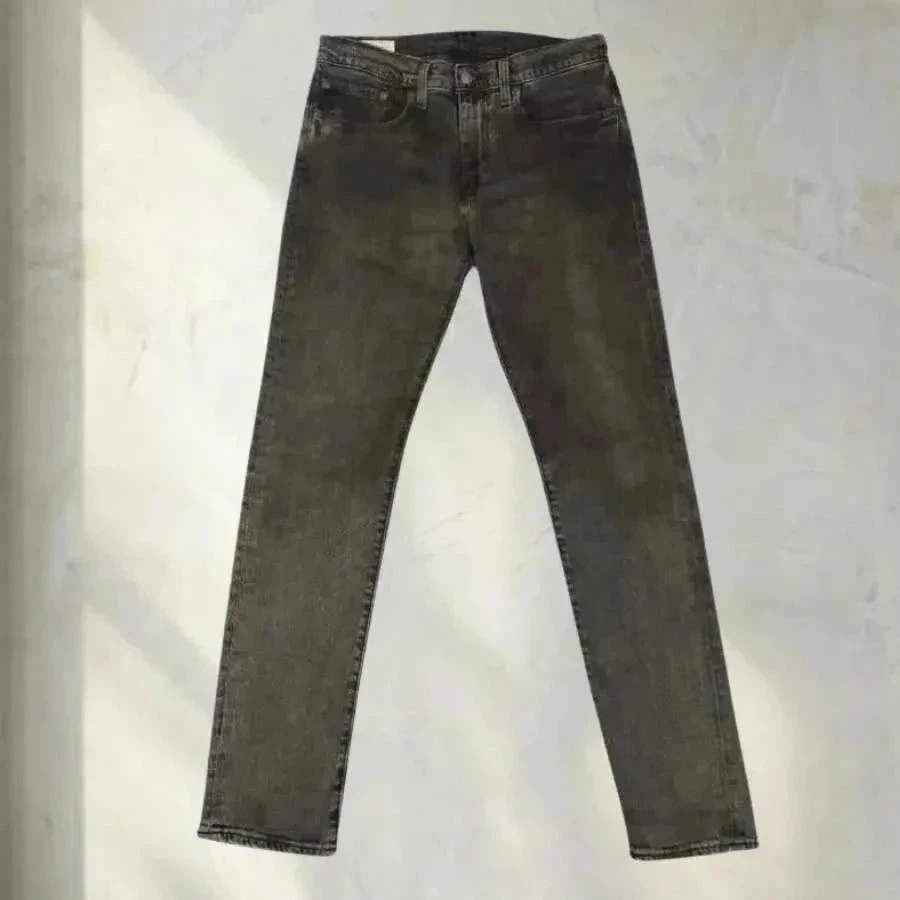Levis premium 502 coupe straight - cintura alta - elástico - cinza – photo 8